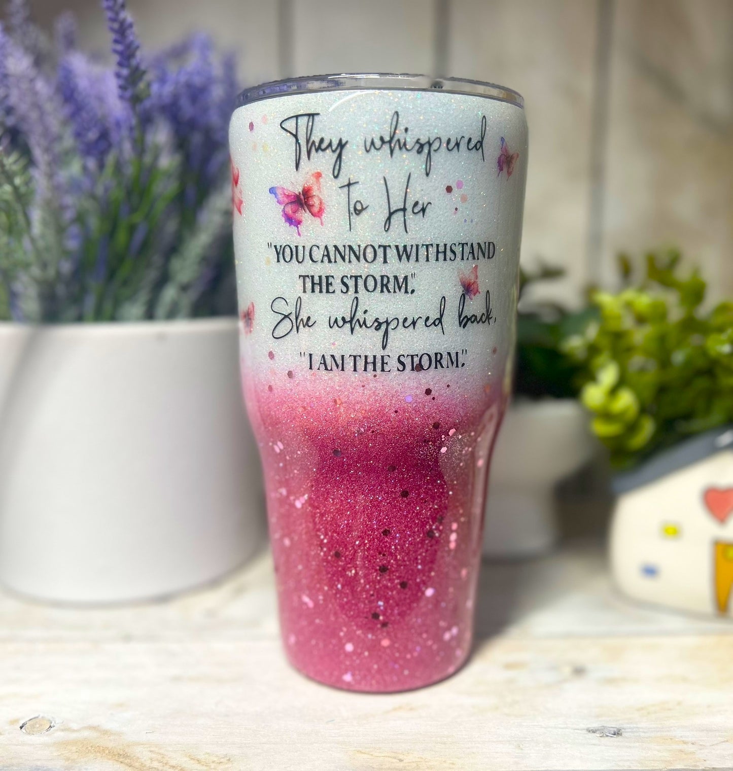 I Am The Storm - Cancer Awareness Tumbler