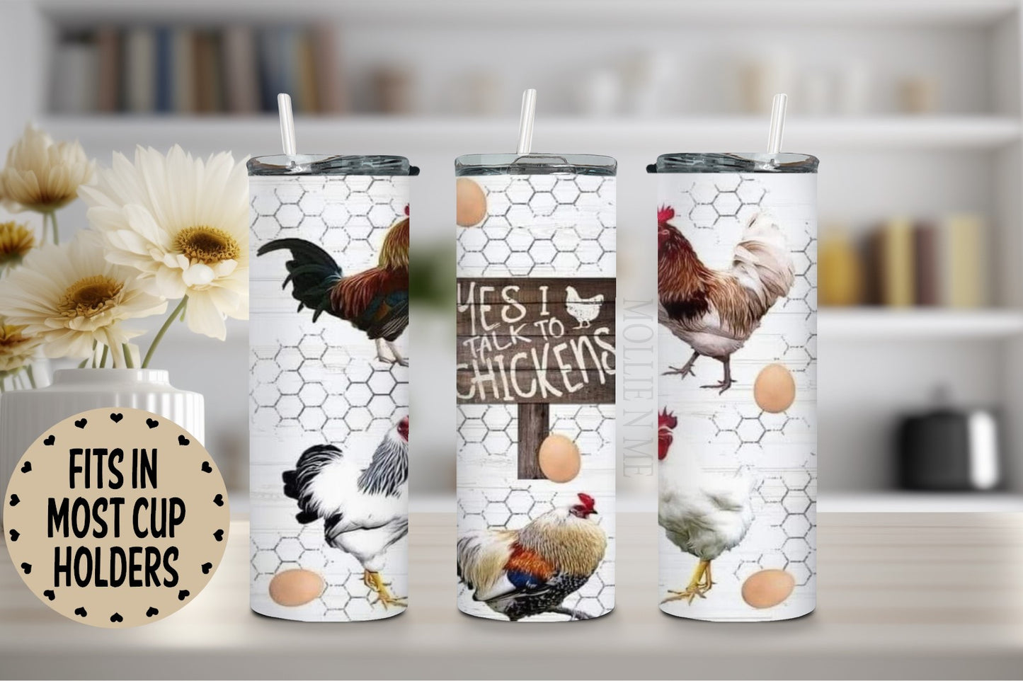 Yes, I Talk To Chickens Tumbler