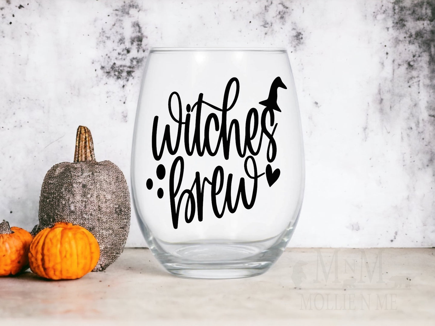 Witches Brew Wine Glass