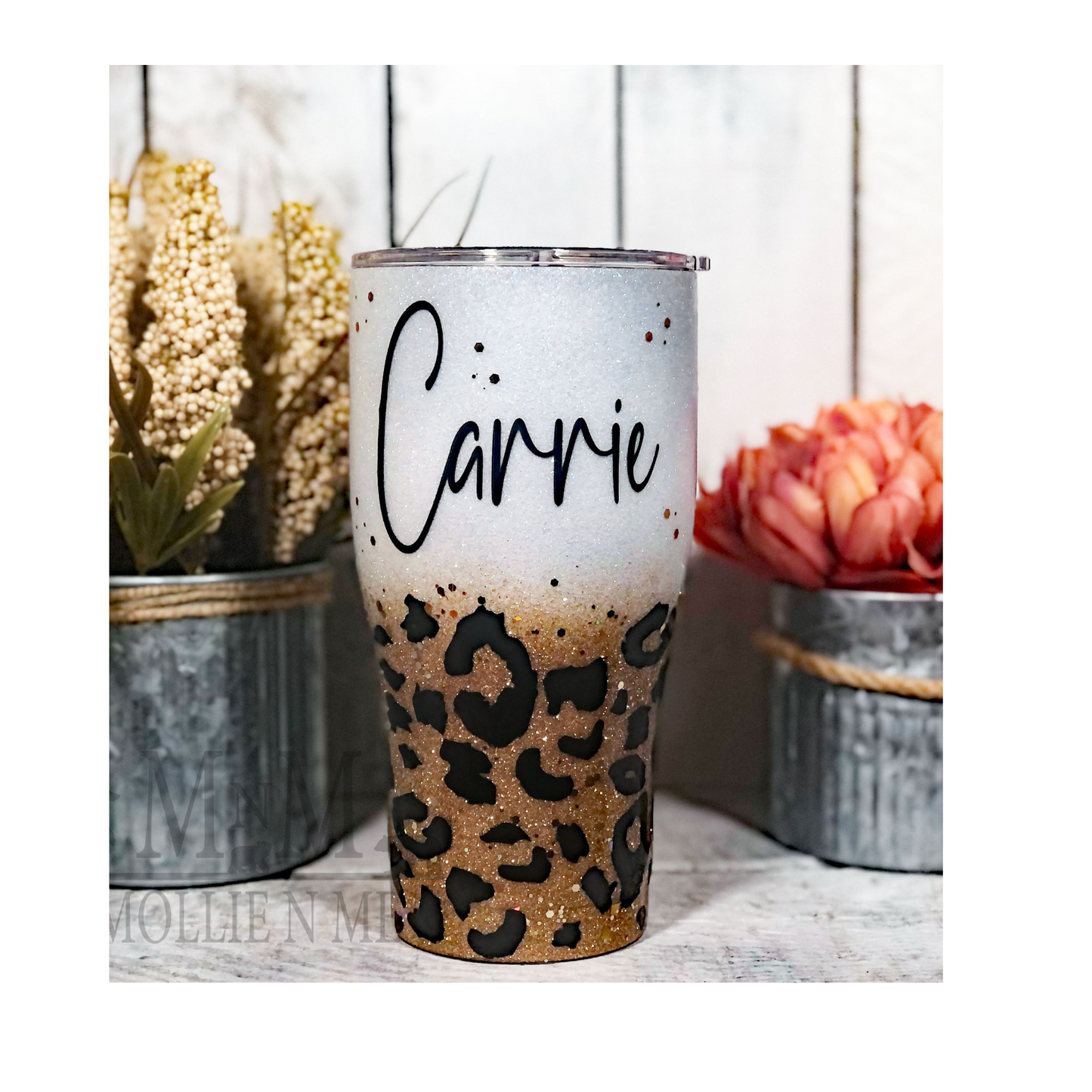 Let's Keep The Dumbfuckery To A Minimum Glitter Tumbler