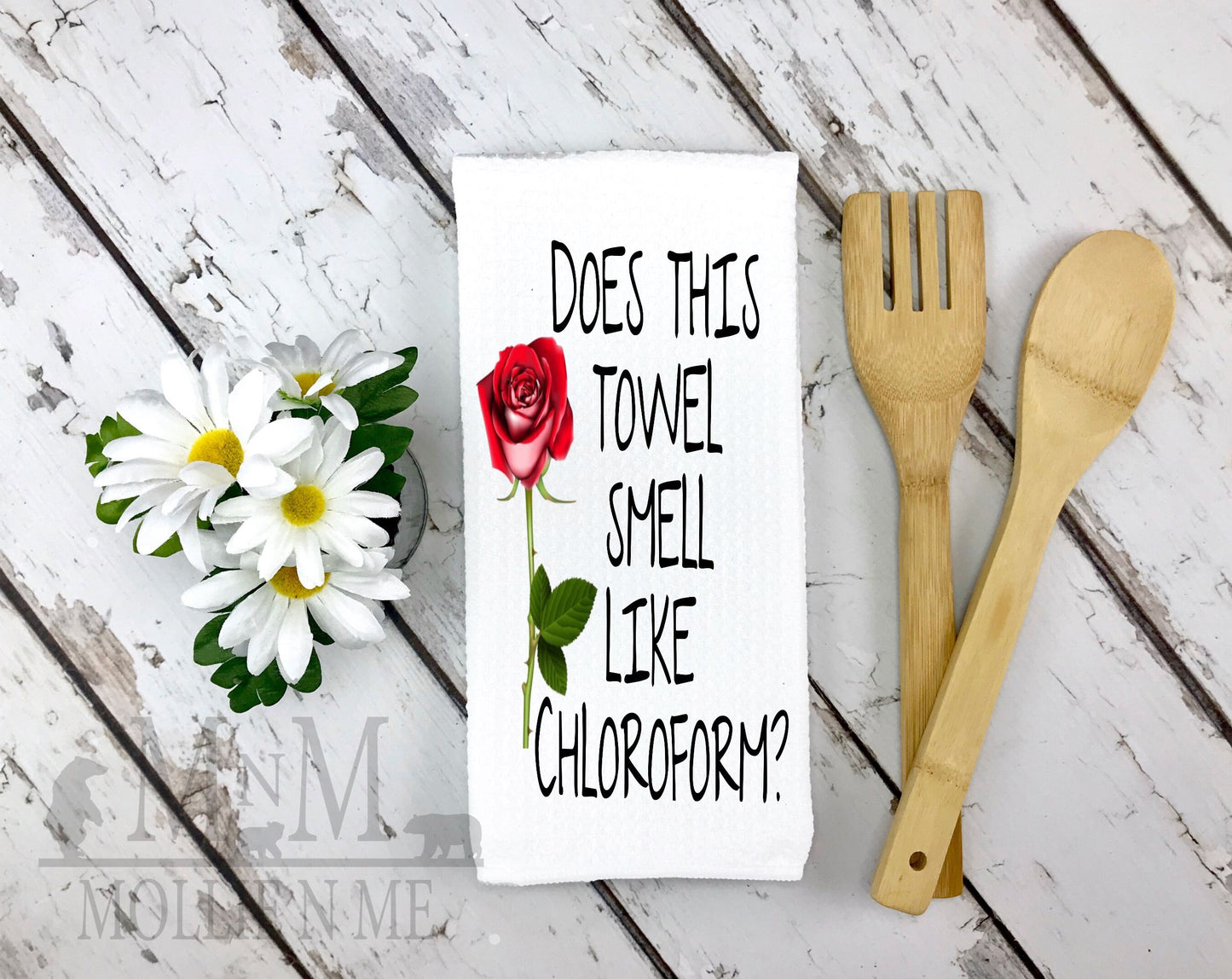Does This Towel Smell Like Chloroform? Decorative Waffle Towel