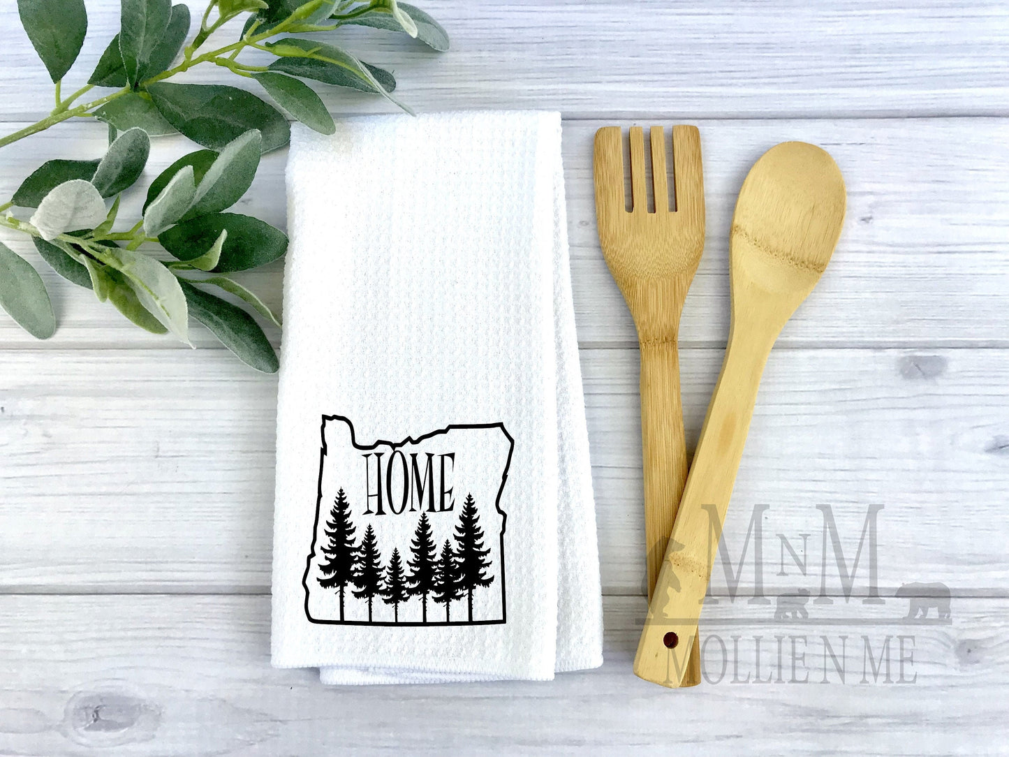 Oregon Home Decorative Waffle Towel
