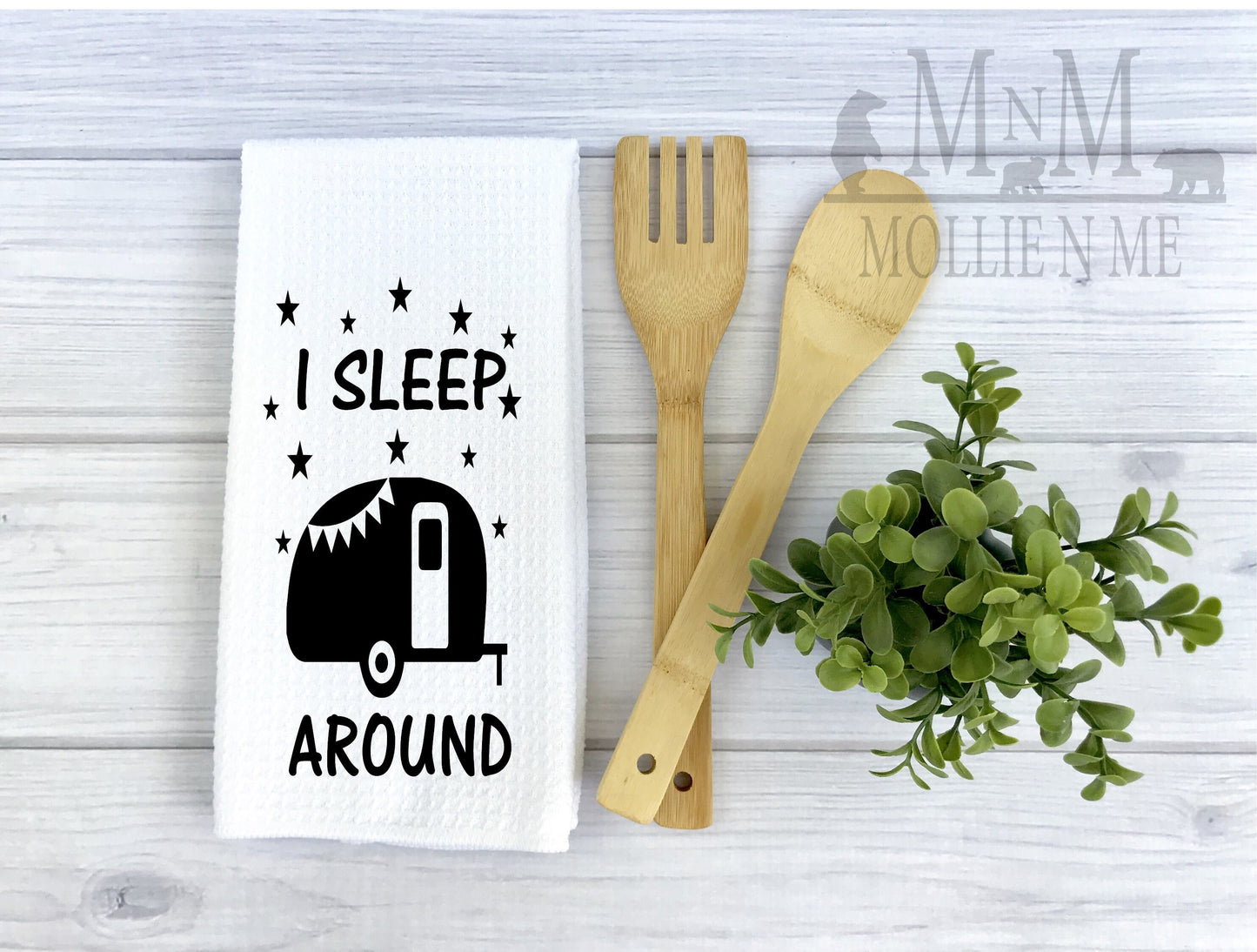 RV Camper Decorative Waffle Towels