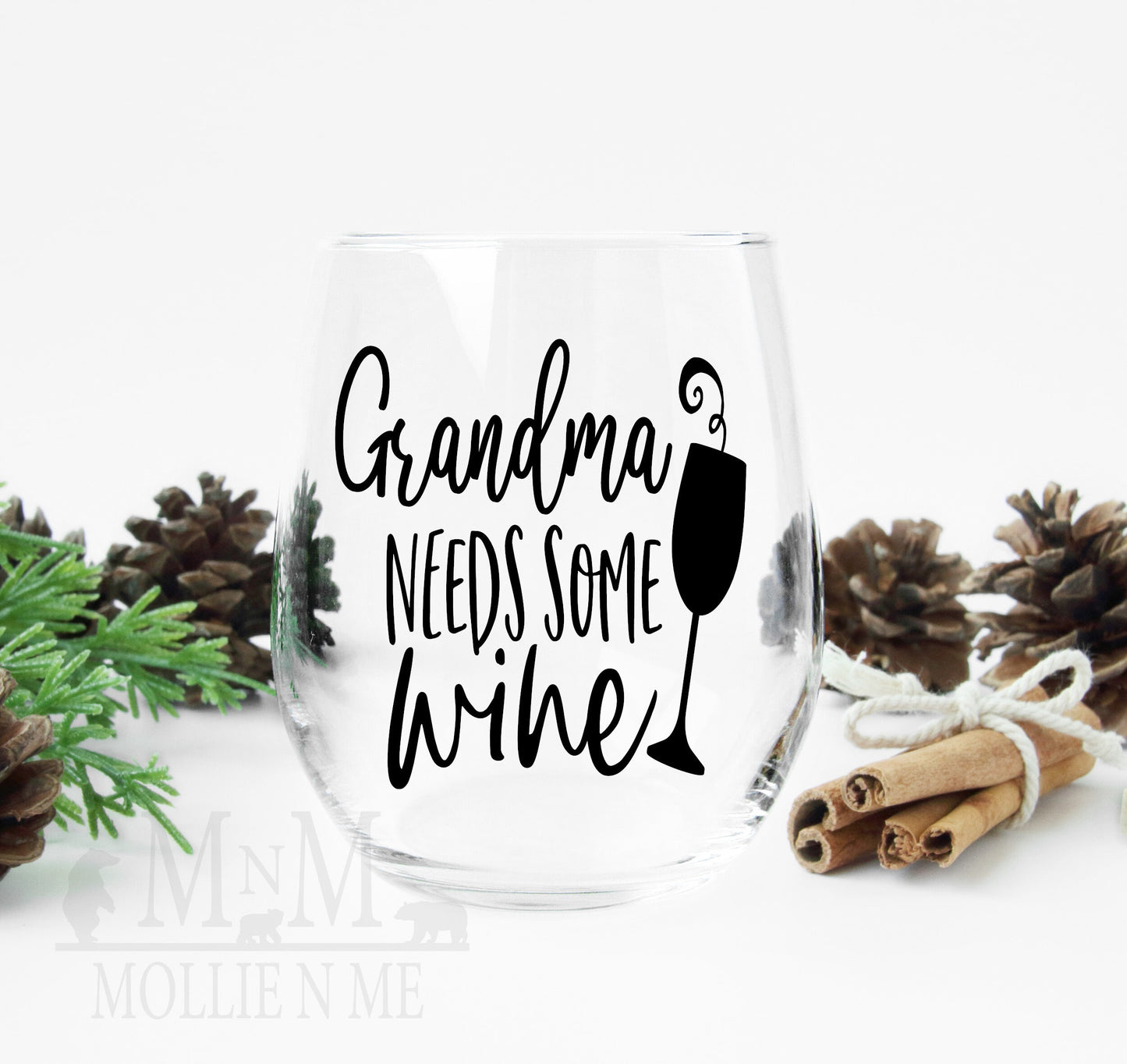 Grandma Needs Some Wine Stemless Wine Glass