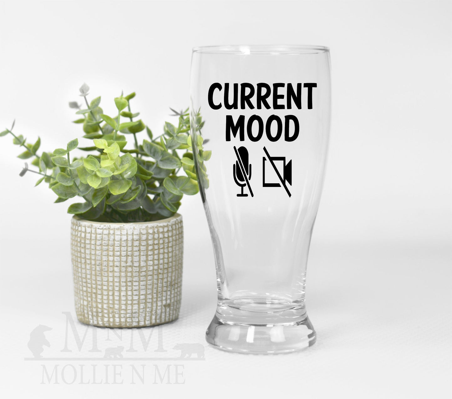 Current Mood Wine Glass