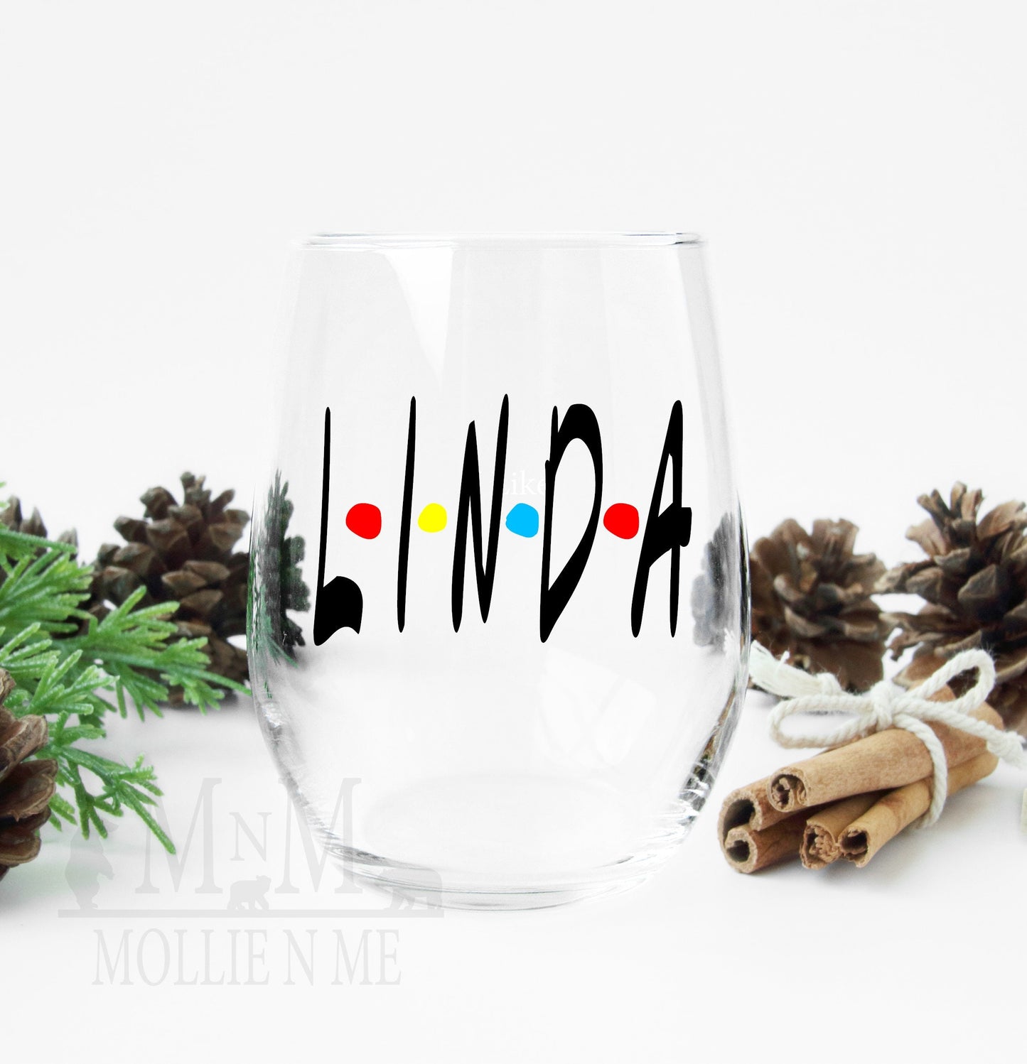 Friends Personalized Wine Glass
