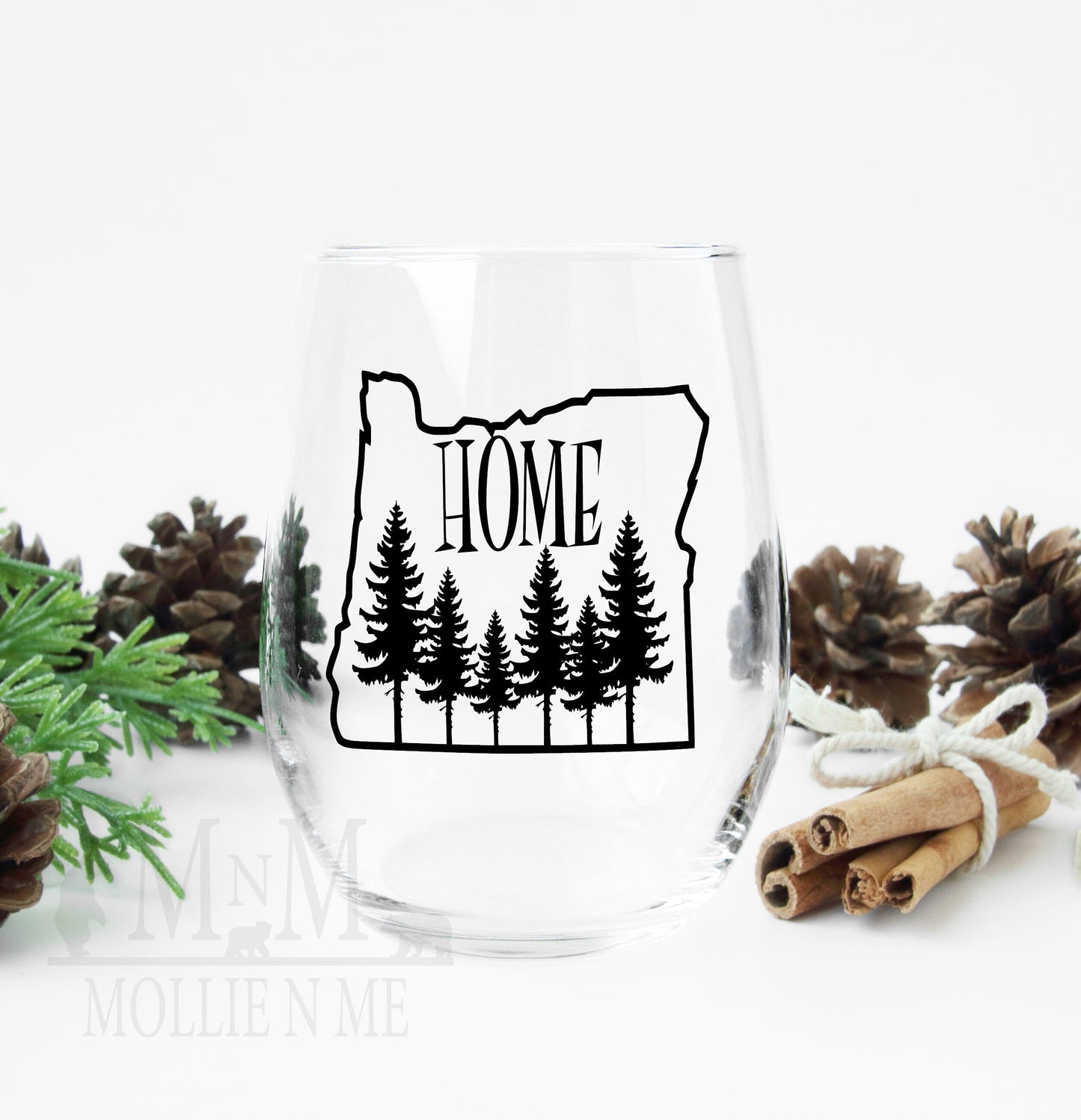 Oregon Home Stemless Wine Glass