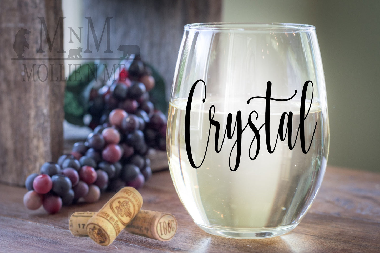 Personalized 20oz Wine Glass