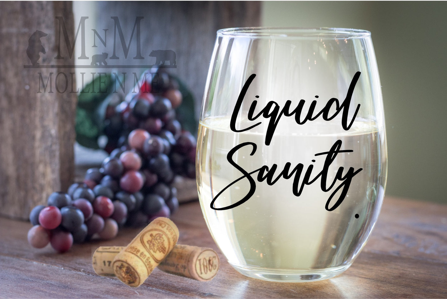 Liquid Sanity Wine Glass