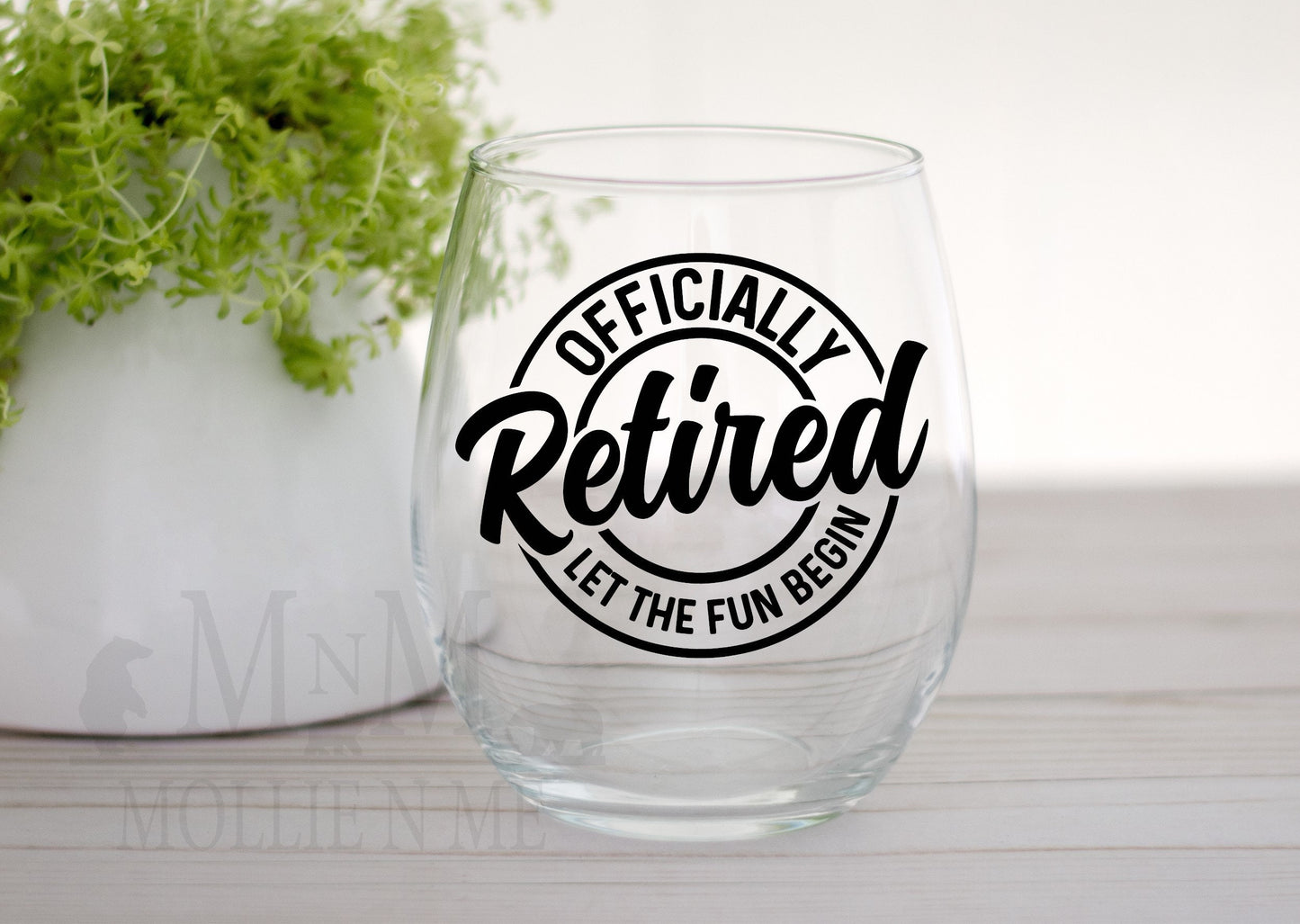 Officially Retired 20oz. Wine Glass