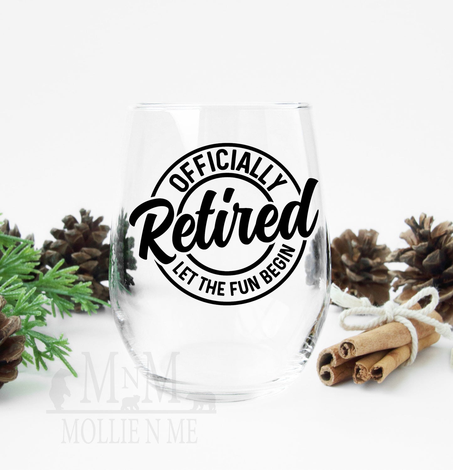 Officially Retired 20oz. Wine Glass