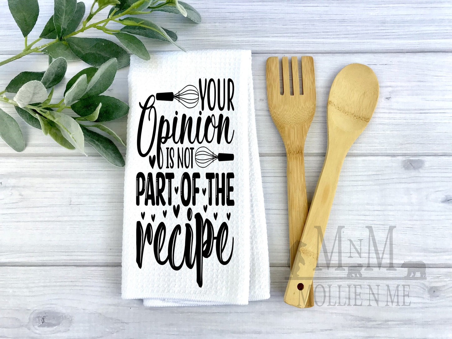 Your Opinion Is Not Part Of The Recipe Waffle Towel