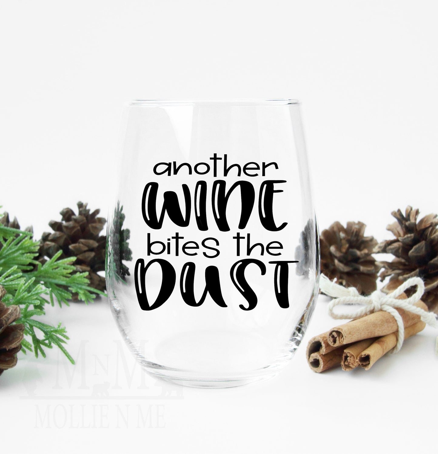 Another Wine Bites The Dust 20oz. Wine Glass
