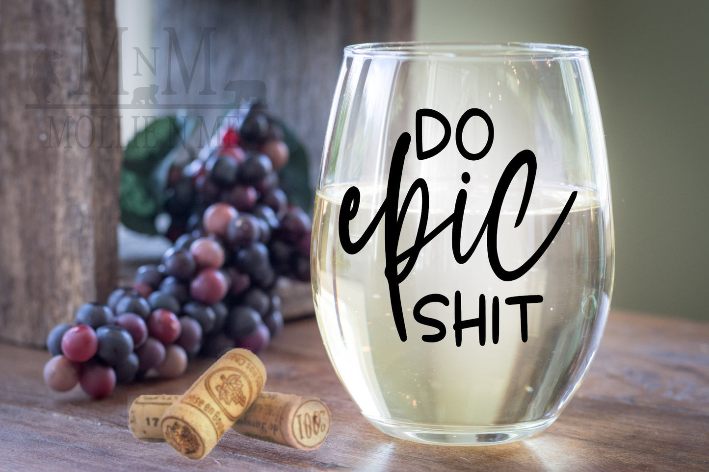 Do Epic Shit Wine Glass