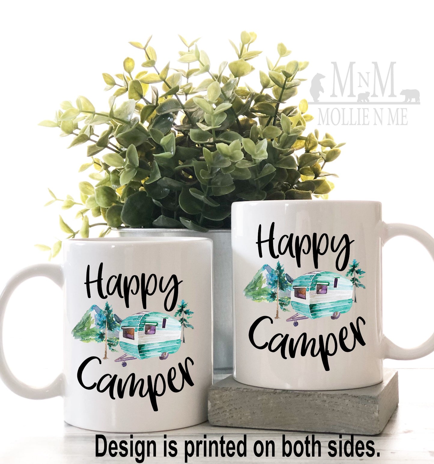 Happy Camper 15oz Ceramic Mug