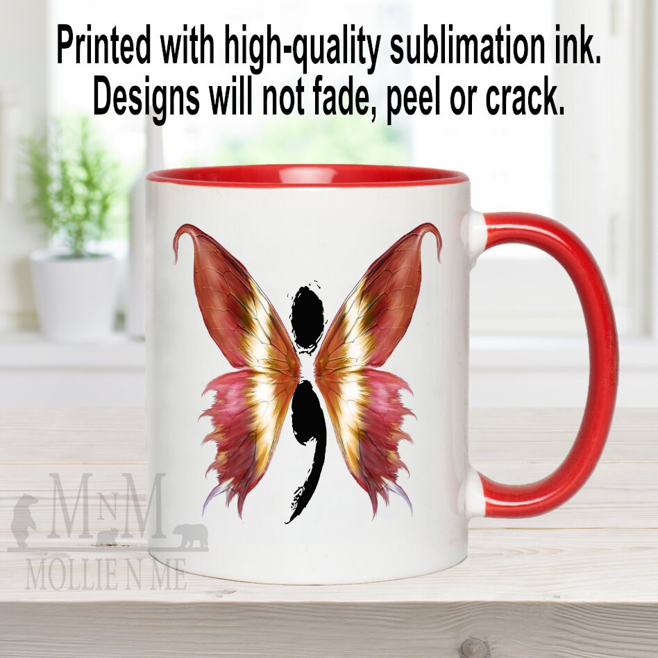 Semicolon Suicide Awareness 15oz Mug