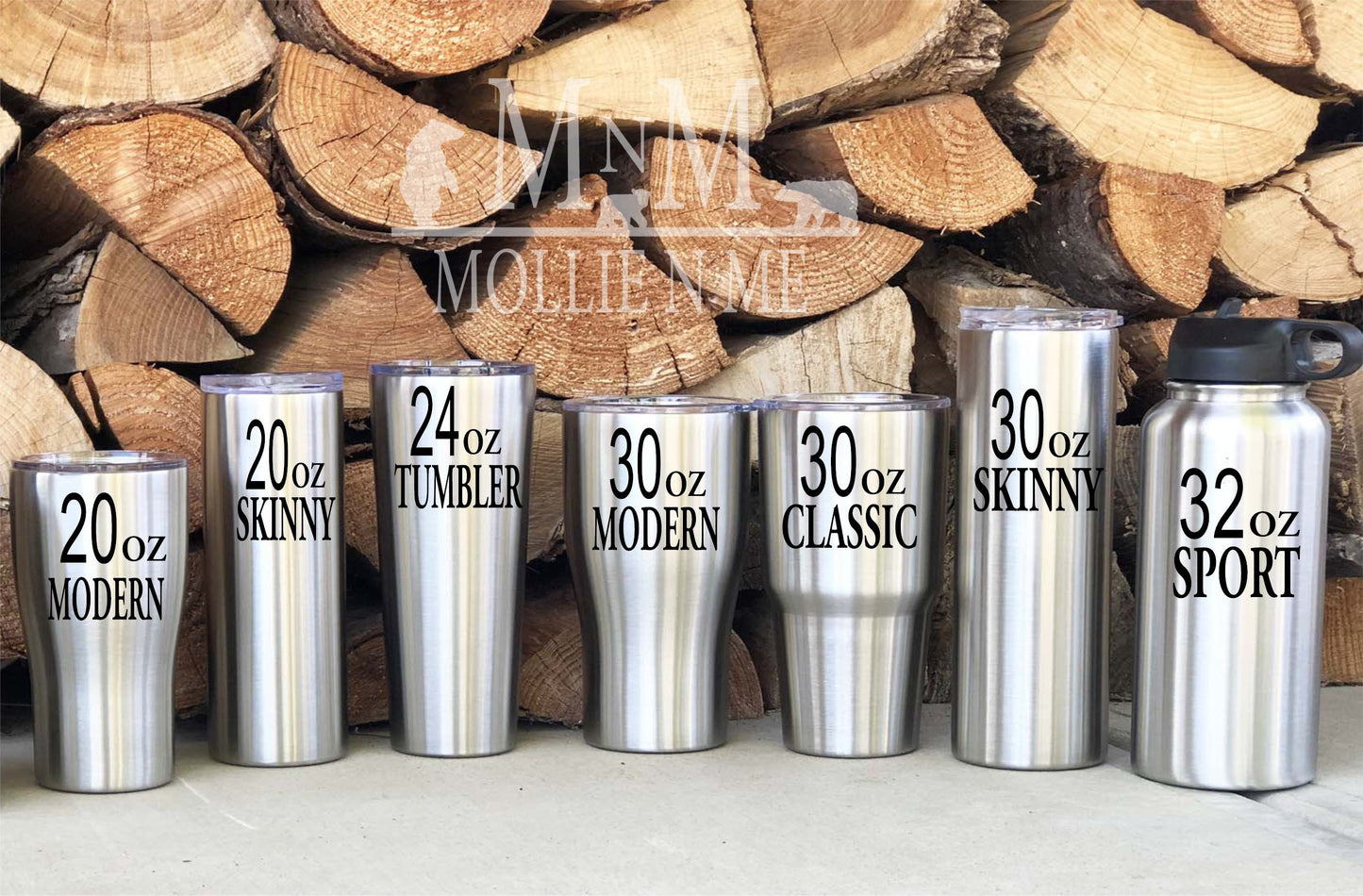 We The People Wood Grain Custom Personalized Tumbler