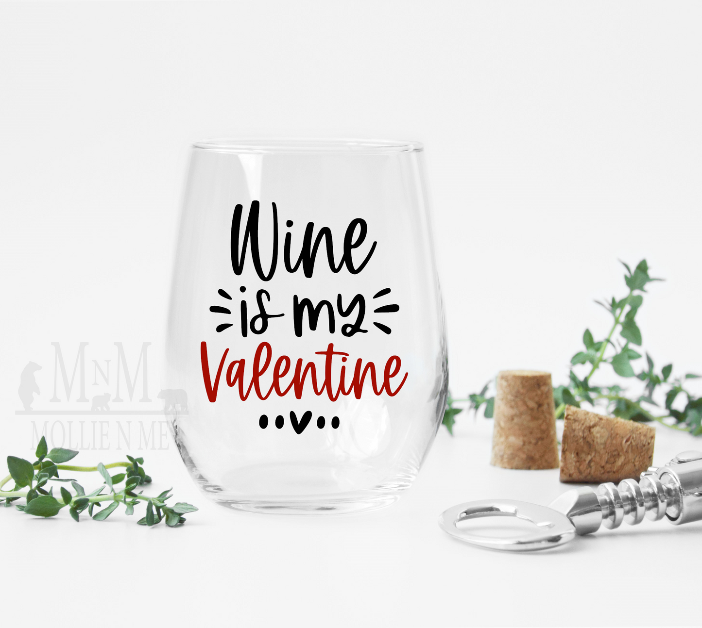 Wine Is My Valentine 20oz. Wine Glass