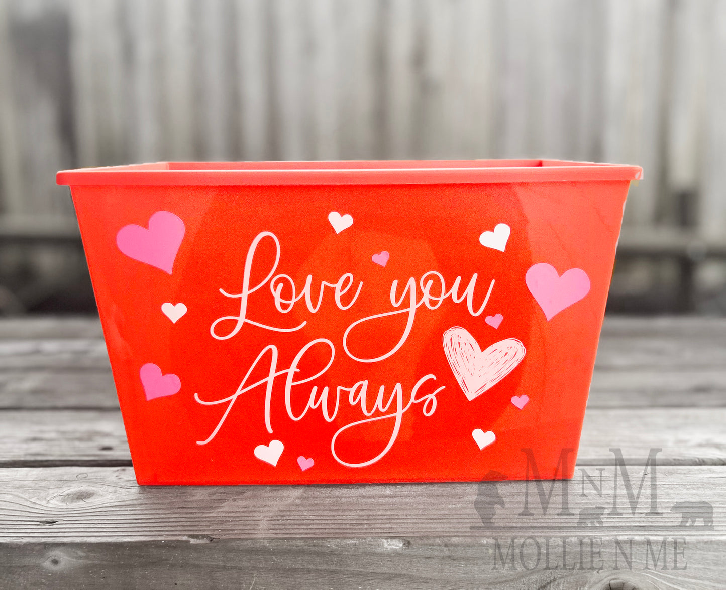 Personalized Valentine's Kids Basket