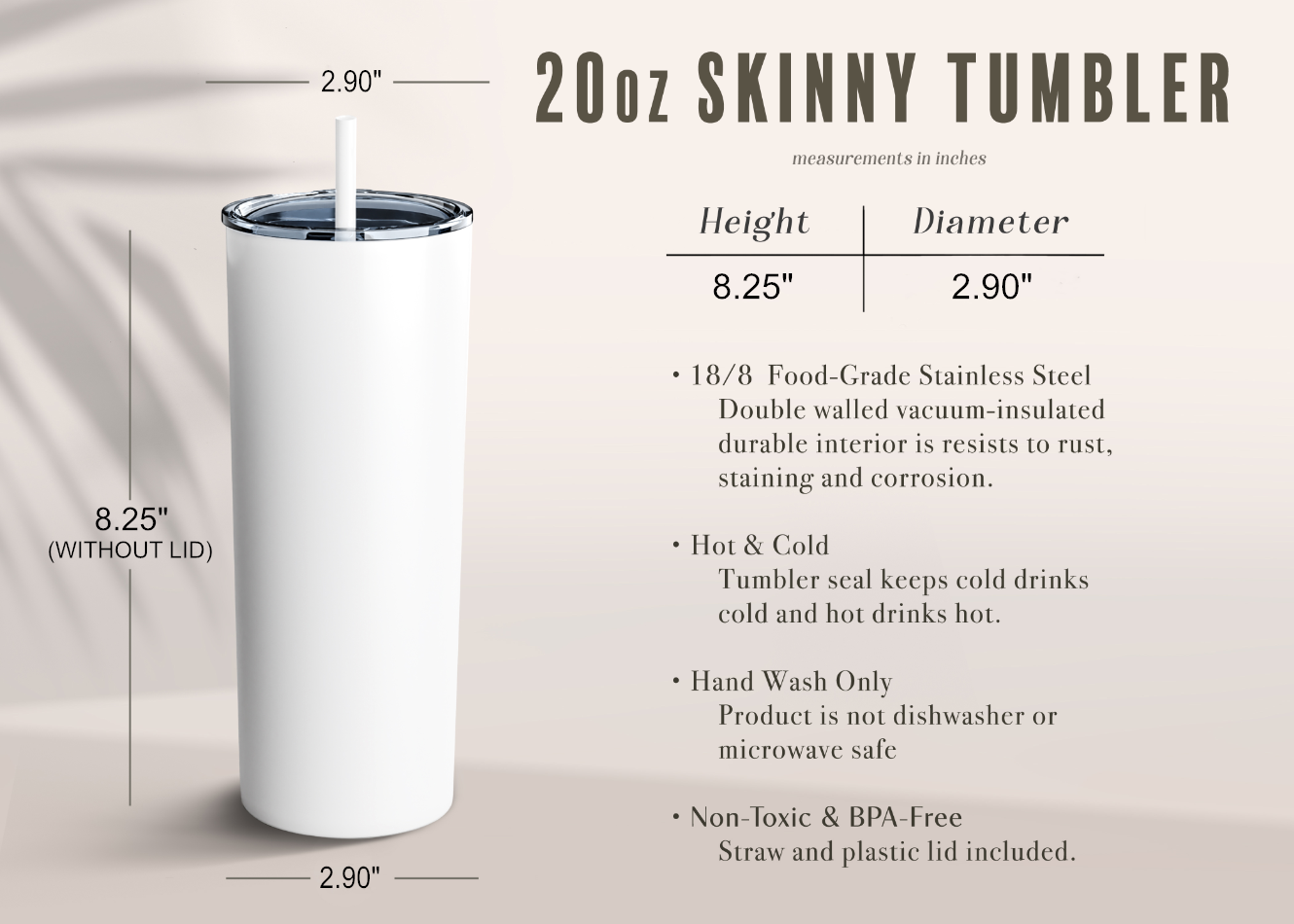 Mama Teal Floral 20oz. Skinny Tumbler