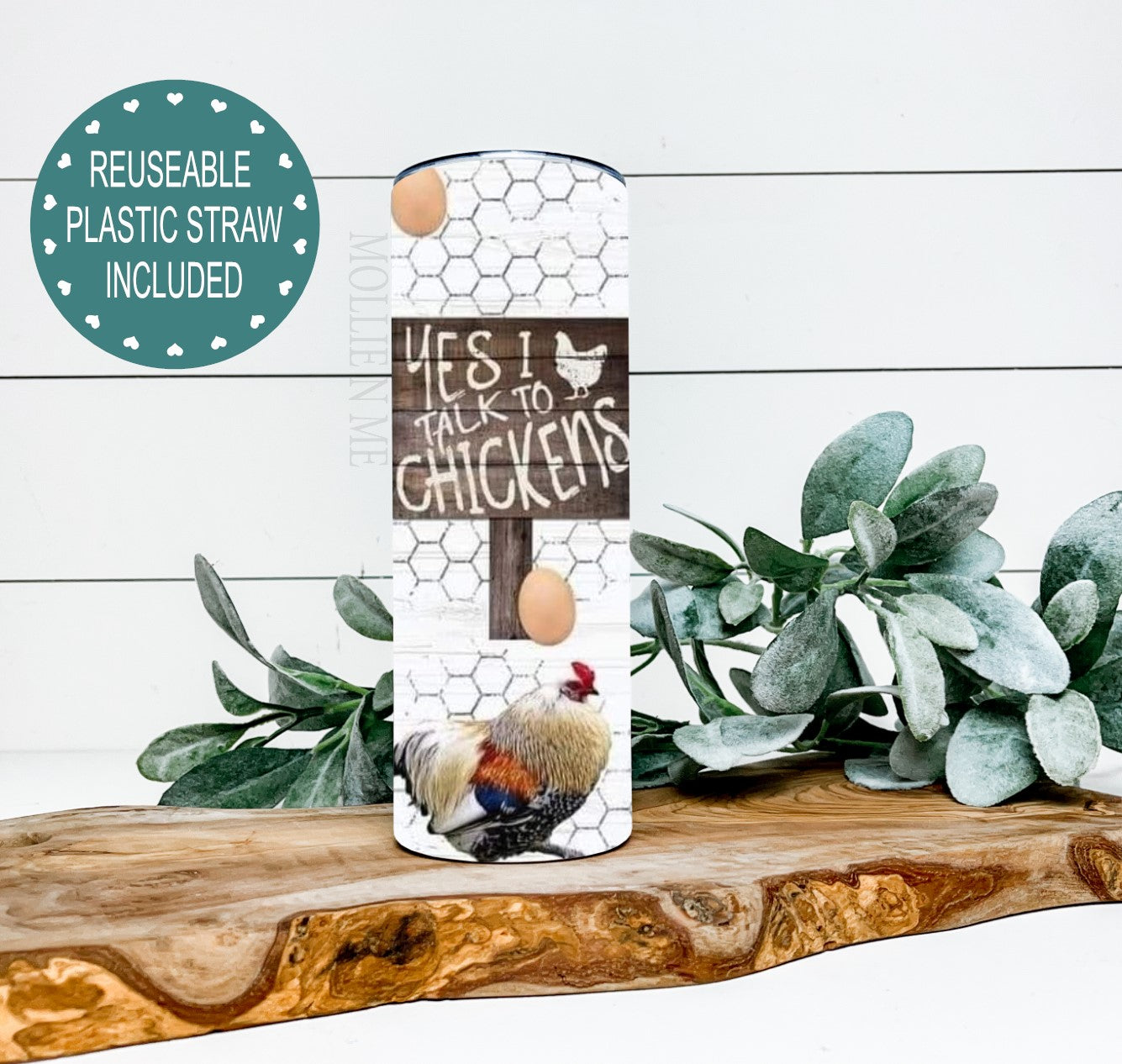 Yes, I Talk To Chickens Tumbler