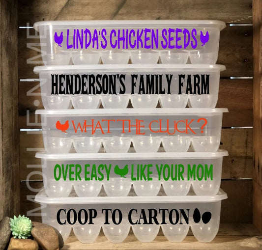 Personalized Egg Container - Coop To Carton