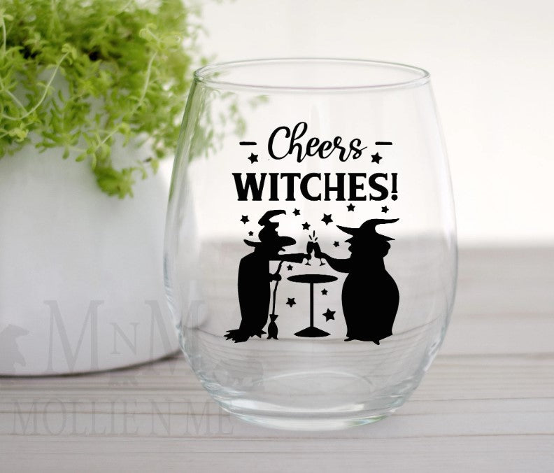 Cheers Witches Wine Glass