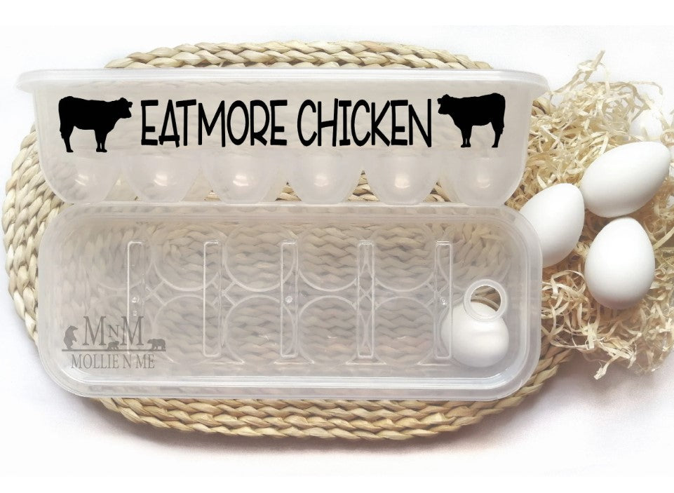 Over Easy Like Reba Personalized Egg Container