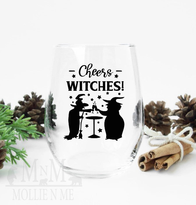 Cheers Witches Wine Glass
