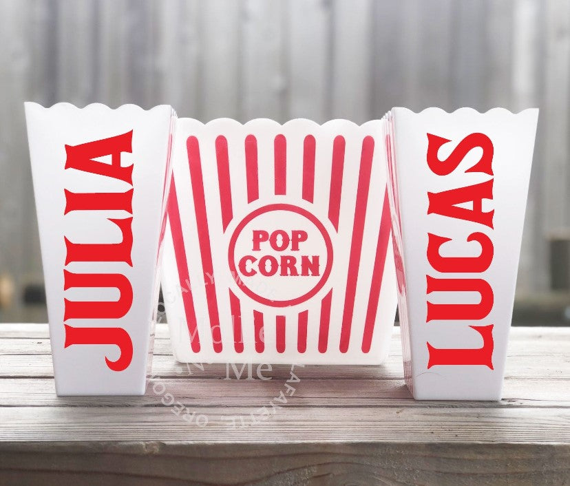 Family Movie Night Personalized Popcorn Bucket