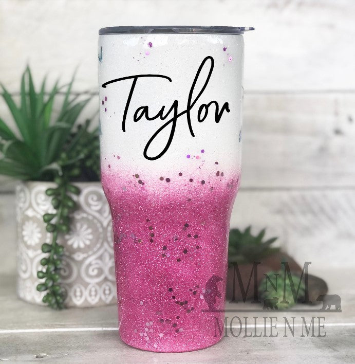 They Whispered You Cannot Withstand The Strom Personalized Custom Glitter Tumbler