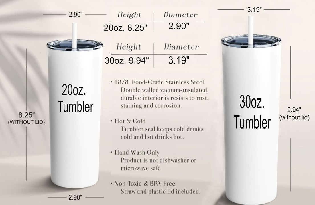 Dead Inside But Caffeinated Insulated Tumbler
