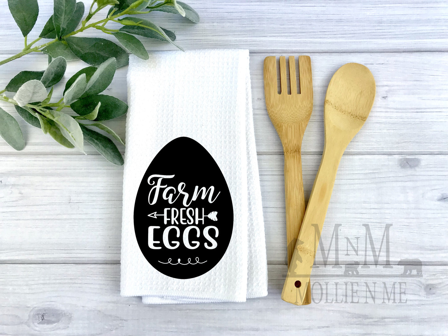 Farm Fresh Eggs Decorative Kitchen Towels