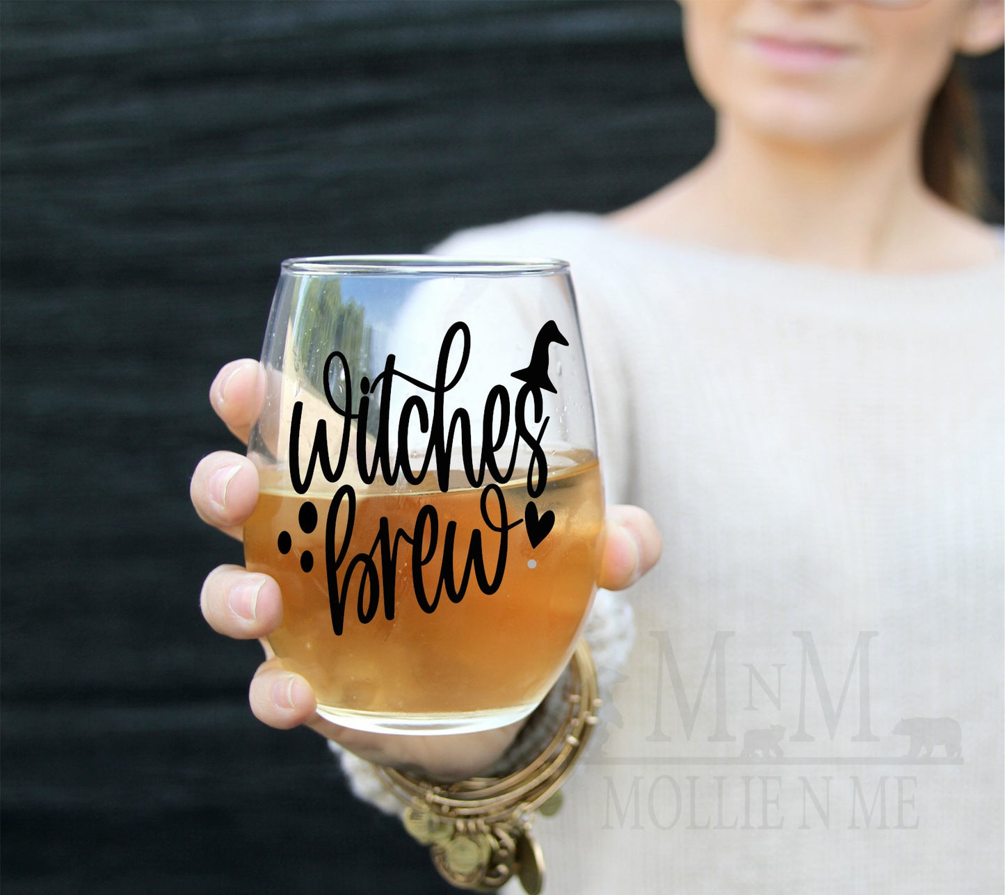 Witches Brew Wine Glass