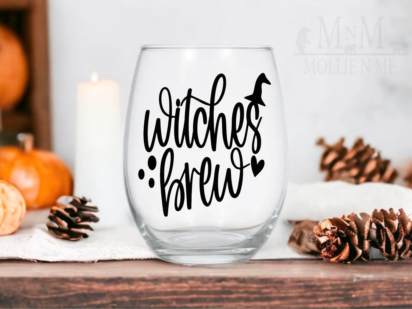Witches Brew Wine Glass