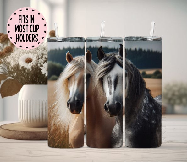 Hay Field Horse Tumbler