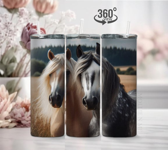 Hay Field Horse Tumbler