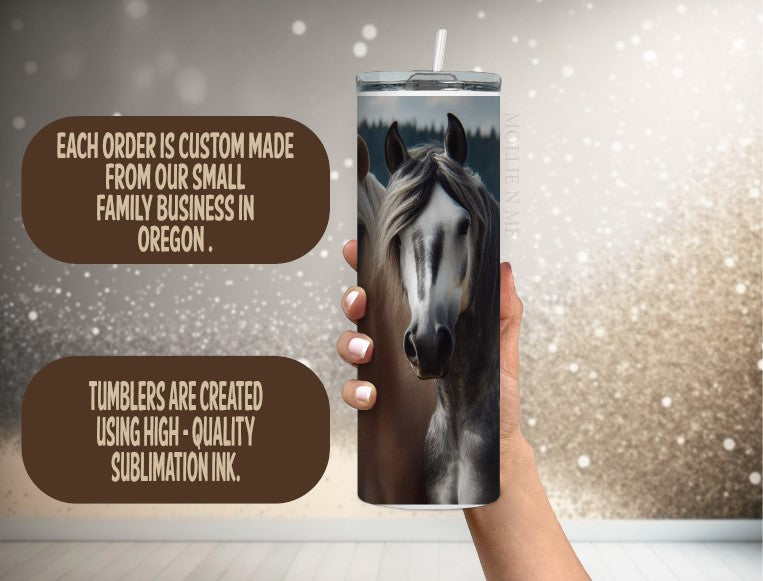 Hay Field Horse Tumbler