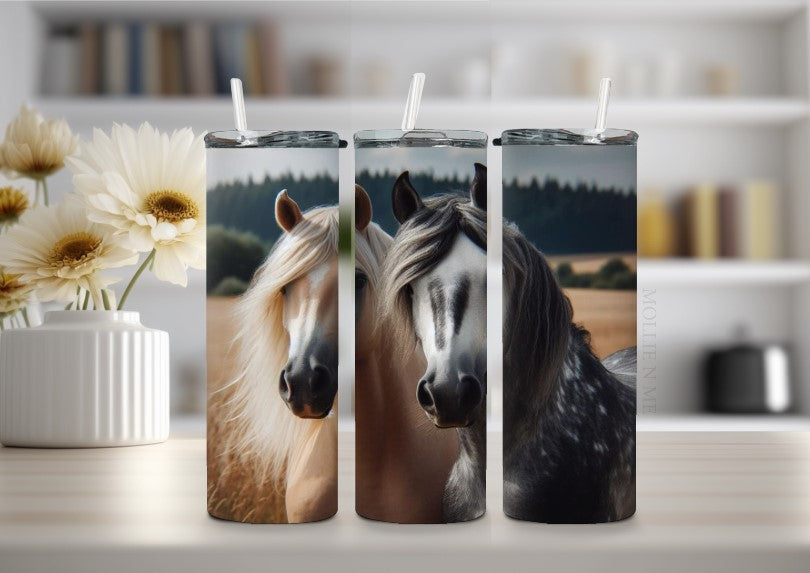 Hay Field Horse Tumbler