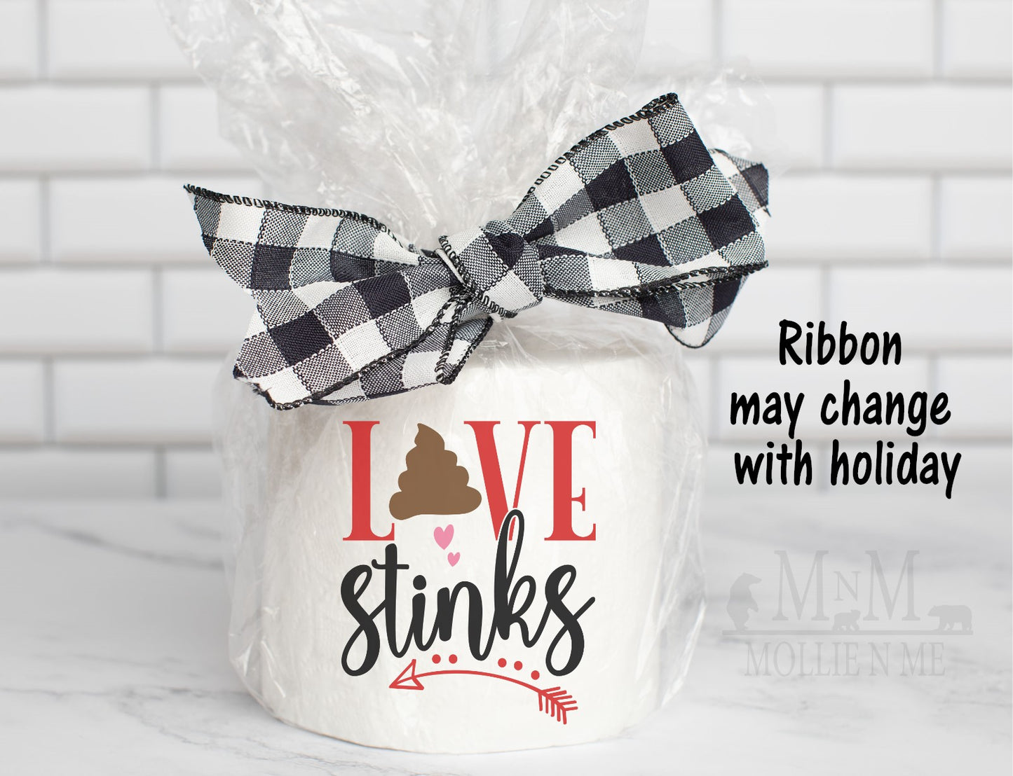 Love Stinks Valentines Toilet Paper Gag Gift