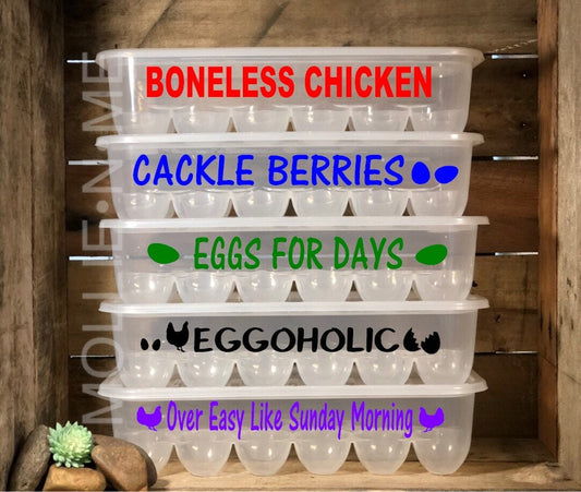Boneless Chicken Plastic Egg Containers