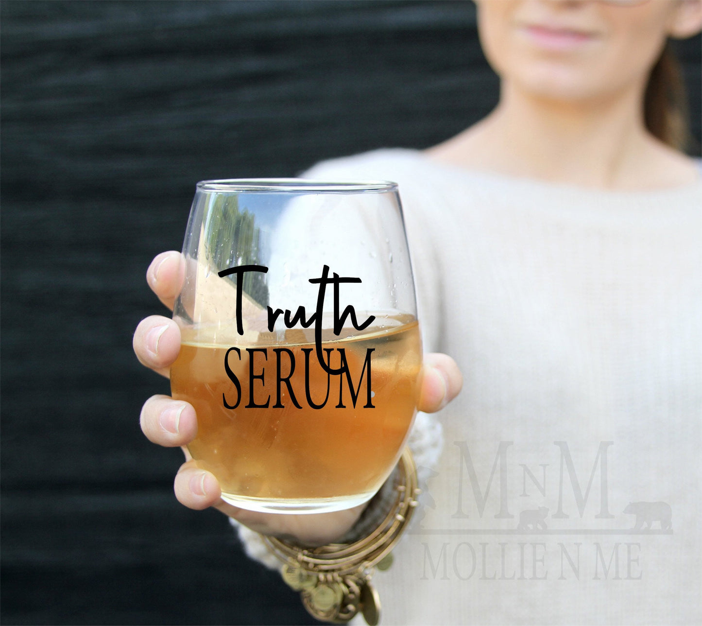 Truth Serum Wine Glass