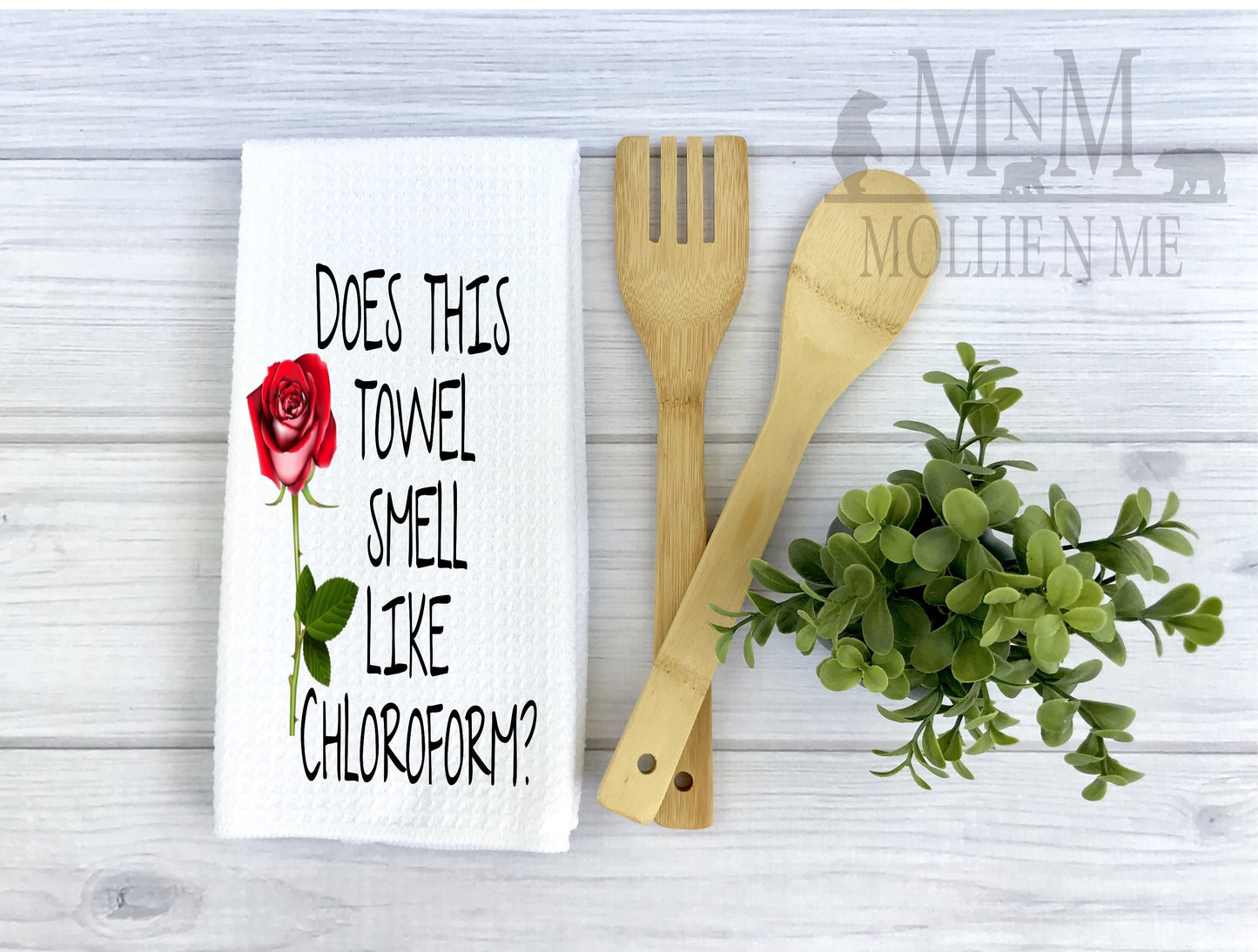 Does This Towel Smell Like Chloroform? Decorative Waffle Towel