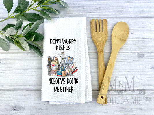 Dirty Dishes Decorative Kitchen Towels