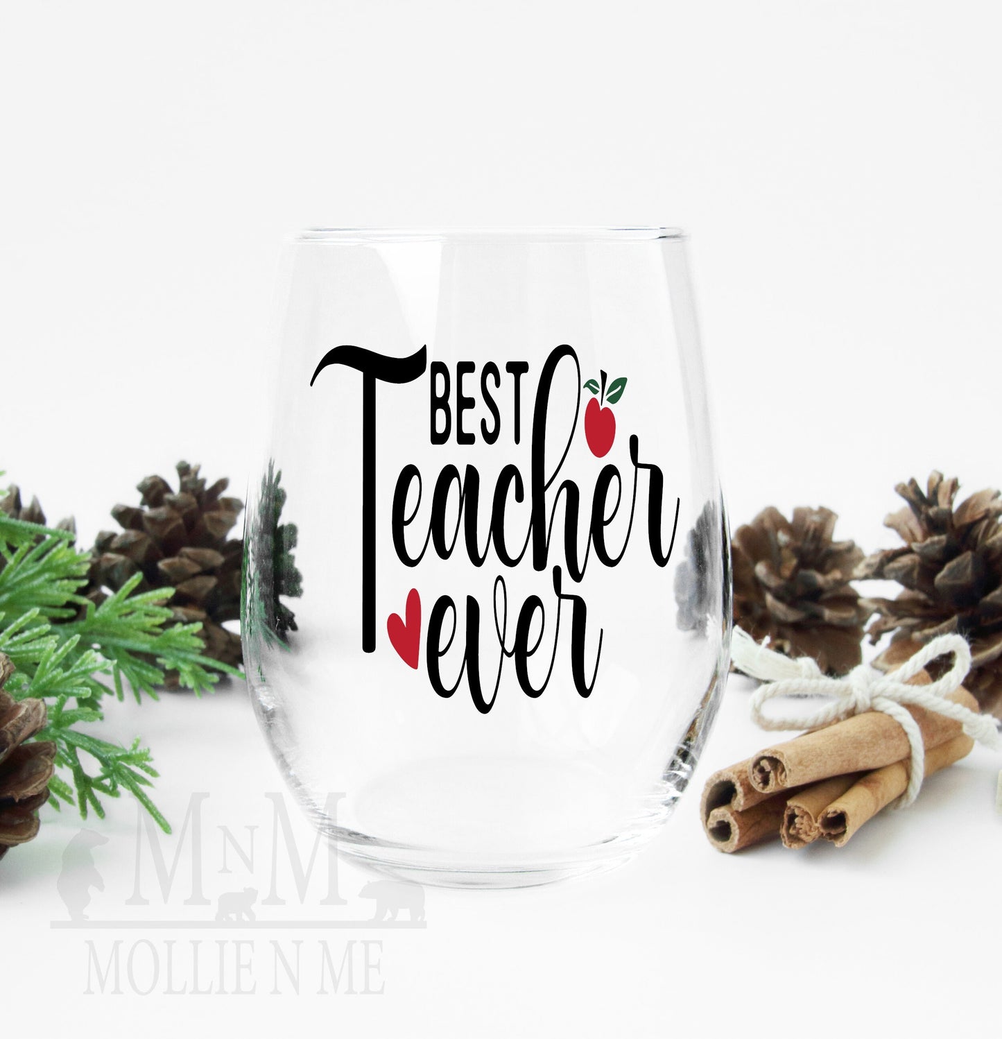 Best Teacher Ever 20oz. Wine Glass
