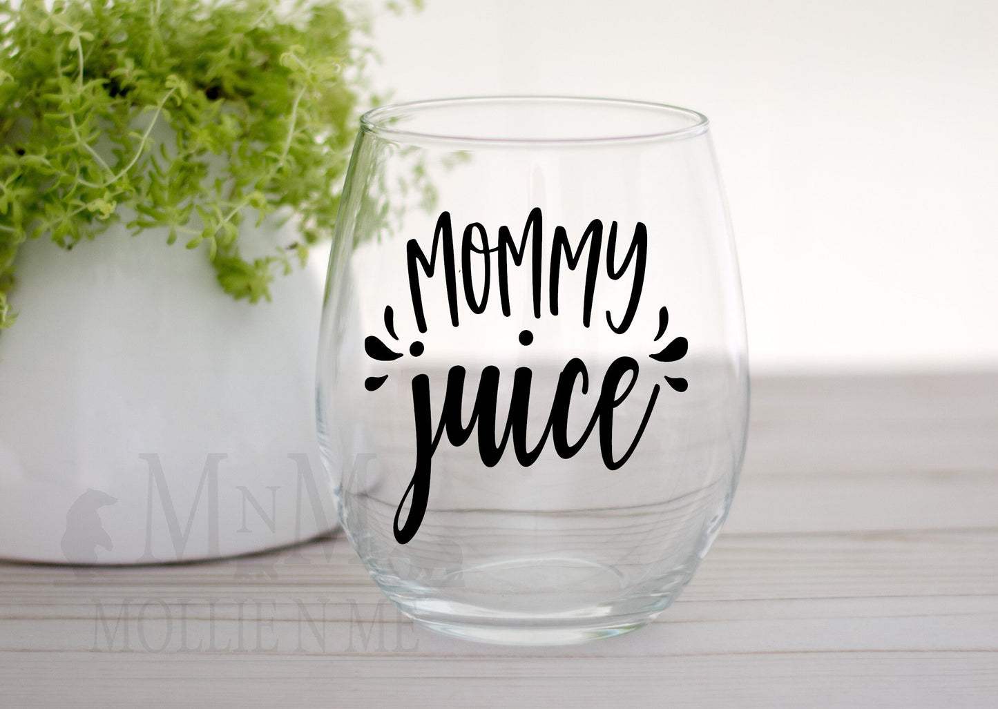 Mommy Juice Wine Glass