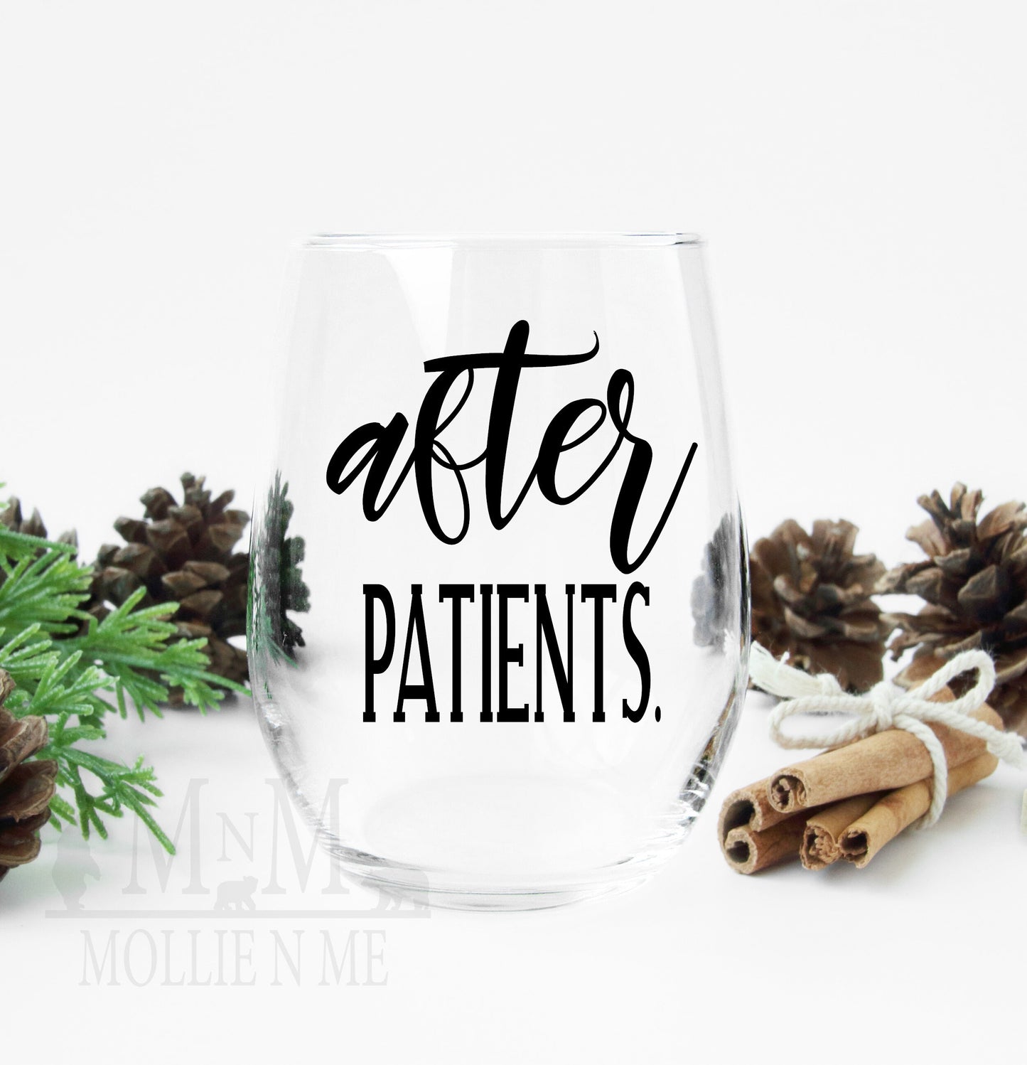 After Patients Stemless 20oz. Wine Glass
