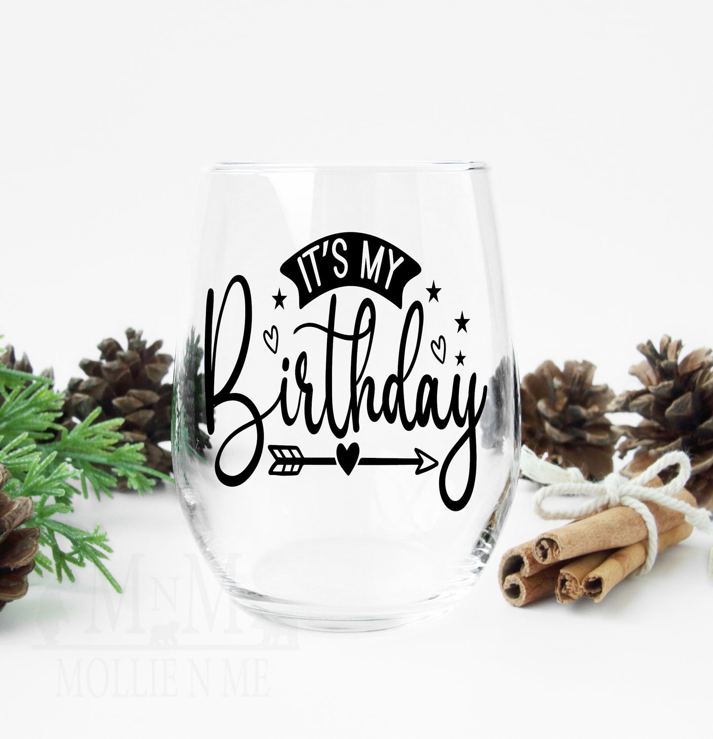 It's My Birthday Personalized Wine Glass