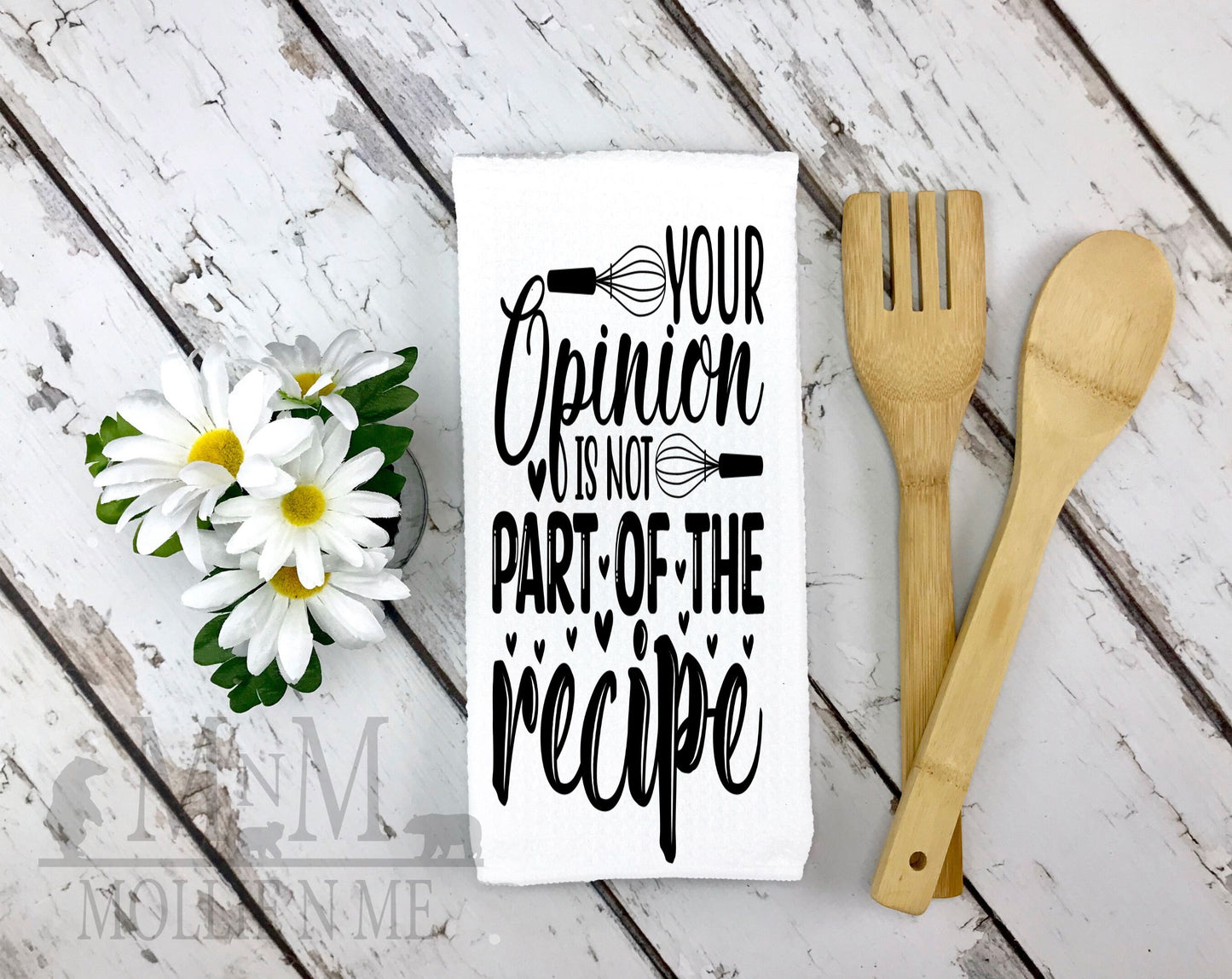 Your Opinion Is Not Part Of The Recipe Waffle Towel