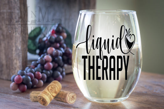 Liquid Therapy Wine Glass